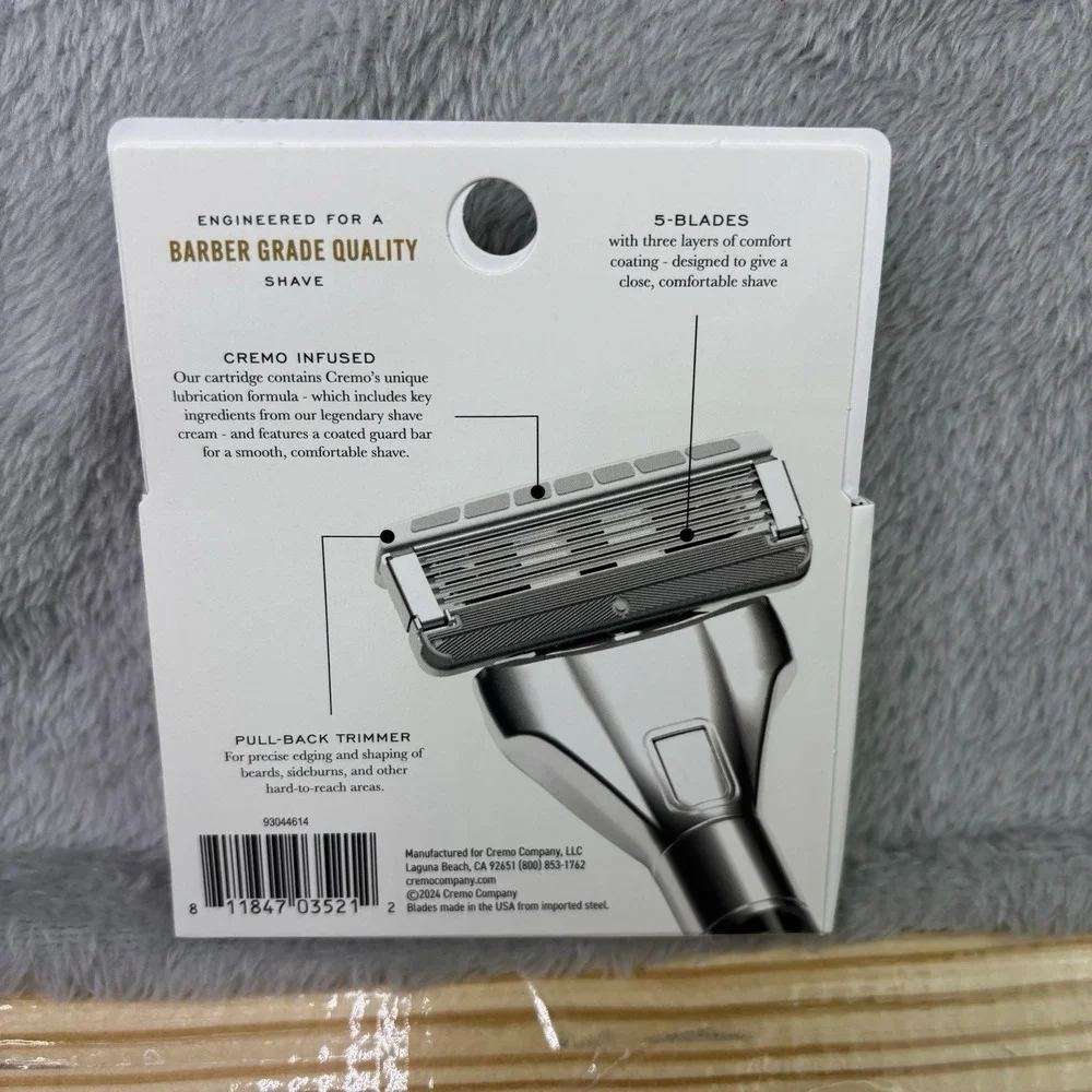 Cremo The Barber Grade Share Experience 4 Cartridges Impeccable Precision